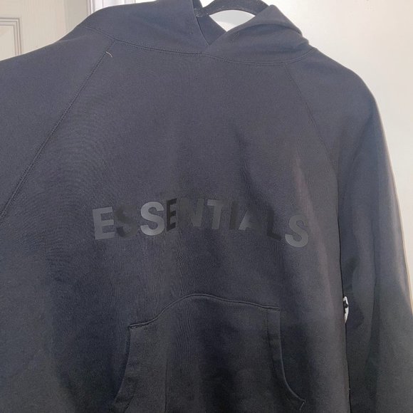 Black Essential Hoodie - Picture 2 of 6